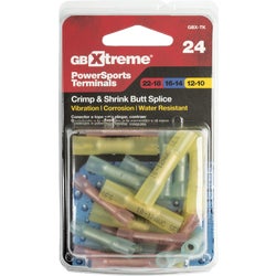 Item 513929, GBXtreme heat-shrink kit contains 22-10 AWG heat-shrink butt splices.
