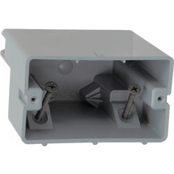 Item 514690, Wall box designed with the electrician in mind.
