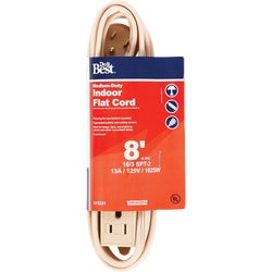 Item 515221, 16-gauge/3-conductor, SPT-2, indoor extension cord with 3 outlets.