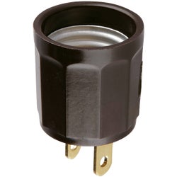 Item 515570, Plugs into standard outlet and converts it to a bulb holder socket, medium 