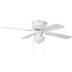 Item 515604, 3-speed, 4-blade ceiling fan.