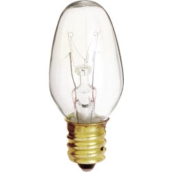 Item 515703, C7 incandescent night-light bulb with candelabra base.