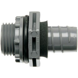 Item 515884, 1-piece straight connector for use with non-metallic liquid tight flexible 