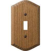 701T Amerelle Country Medium Oak Switch Wall Plate