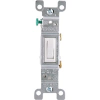 228-01451-02W Leviton Toggle Single Pole Grounded Switch