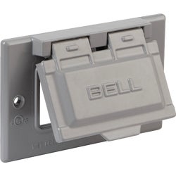 Item 518689, Horizontal mount cover for GFCI (ground fault circuit interrupter) 
