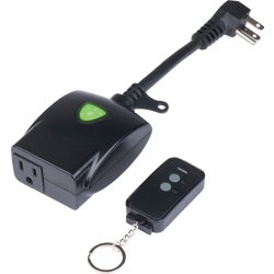 Item 519537, Outdoor wireless remote and plug-in receiver.