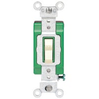 15130322I Leviton Commercial Grade Grounded Quiet Double Pole Switch