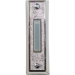 Item 521159, Wired push-button. Rectangular design with LED lighted, push-button.