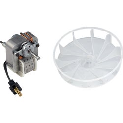 Item 522627, Broan motor replacement with wheel for exhaust fan.