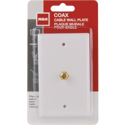 Item 522716, Coax cable wall plate.
