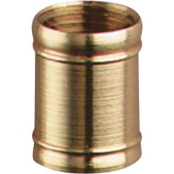 Item 522919, Polished brass lamp couplings.