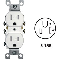 Item 523570, Tamper &amp; weather resistant grounded duplex receptacle meets the 2008 