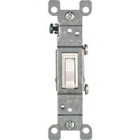 208-02651-02W Leviton Copper/Aluminum Toggle Single Pole Switch