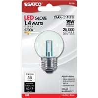 S9158 Satco G16.5 Medium LED Decorative Globe Light Bulb