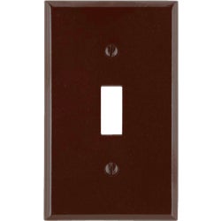 Item 525630, Smooth plastic, standard size wall plate. Durable, easy to clean design.