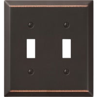 163TTDB Amerelle Stamped Steel Switch Wall Plate