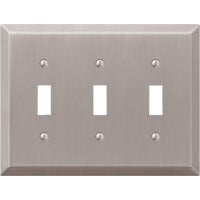 163TTTBN Amerelle Stamped Steel Switch Wall Plate