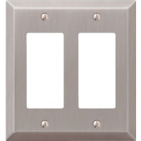 163RRBN Amerelle Stamped Steel Rocker Decorator Wall Plate