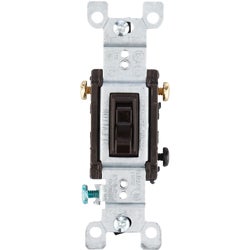 Item 527148, 3-way framed toggle switch allows faster installation with combination side