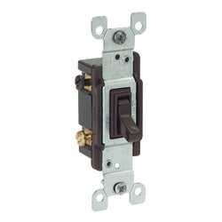 Item 527246, 3-way framed toggle switch allows faster installation with combination side