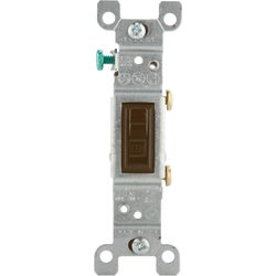Item 527264, Quiet single pole grounded switch is ideal for controlling one fixture from