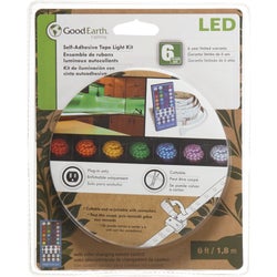 Item 529287, LED (light emitting diode) plug-in tape light with IR remote control.