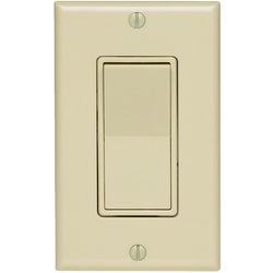 Item 529832, Single pole switch ideal for controlling one fixture from a single location