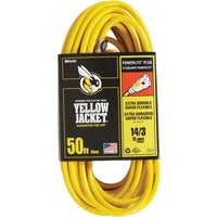 2887AC Yellow Jacket 14/3 Extension Cord With PowerLite Plug