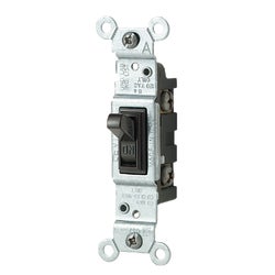Item 531669, Quiet single pole switch ideal for controlling one fixture from a single 
