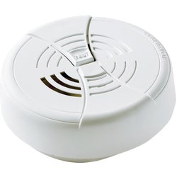 Item 532445, Ionization sensor smoke detector. Features wide openings for smoke entry.