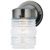 IOL20AB Home Impressions Incandescent Jelly Jar Outdoor Wall Light Fixture