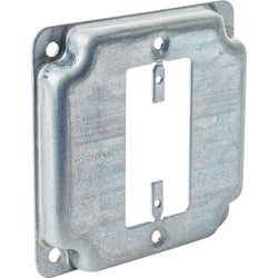 Item 533076, Square industrial surface cover used to close a 4 In. square junction box.