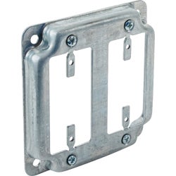 Item 533084, Square industrial surface cover used to close a 4 In. square junction box.