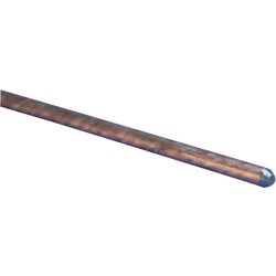 Item 534153, Steel core copper bonded ground rods. Features 99.
