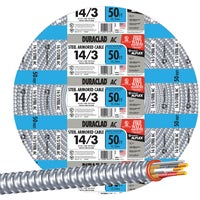 55278522 Southwire 14/3 Steel Armored Cable Electrical Wire