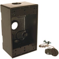 5320-2 Bell Single-Gang Aluminum Weatherproof Outdoor Outlet Box
