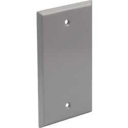 Item 536016, Single gang blank cover, vertical or horizontal mounting.