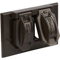 5180-2 Bell Horizontal Mount Weatherproof Outdoor Outlet Cover