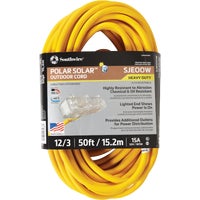 3488SW0002 Coleman Cable Polar Solar Cold Weather 3-Outlet Extension Cord