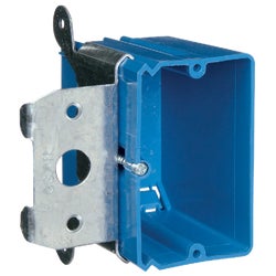 Item 538442, Adjustable electrical box with bracket for metal or wood studs allows for 