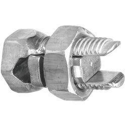 Item 538728, Dual rated aluminum split bolt made from heat-treated aluminum alloy for 