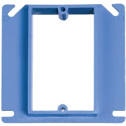 Item 540579, PVC, 4-inch square, single gang raised cover. 1/2-inch rise.