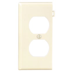 Item 552720, Duplex receptacle sectional wall plate.