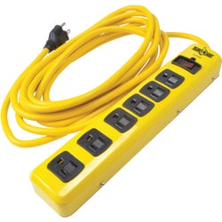 Item 556319, 6-outlet surge protector with 15-foot power cord.