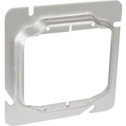Item 559172, Square 2-gang device ring used with 4-11/16 In. square boxes.