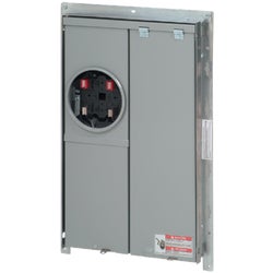 Item 559350, Combines meter mounting and a circuit breaker distribution section in a 