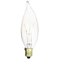 S3773 Satco CA8 Incandescent Turn Tip Decorative Light Bulb