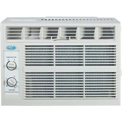 Item 563315, 5000 BTU (British Thermal Unit) window air conditioner with mechanical 