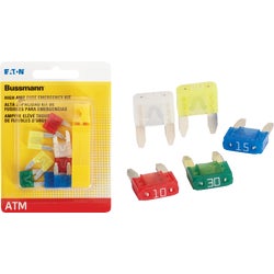 Item 570054, ATM High Amp Fuse Emergency Kit contains 1 each: Fuse Puller, ATM-25, ATM-